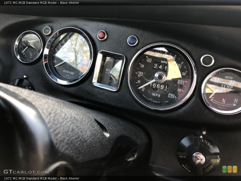 Black Interior Gauges for the 1972 MG MGB  #138727287