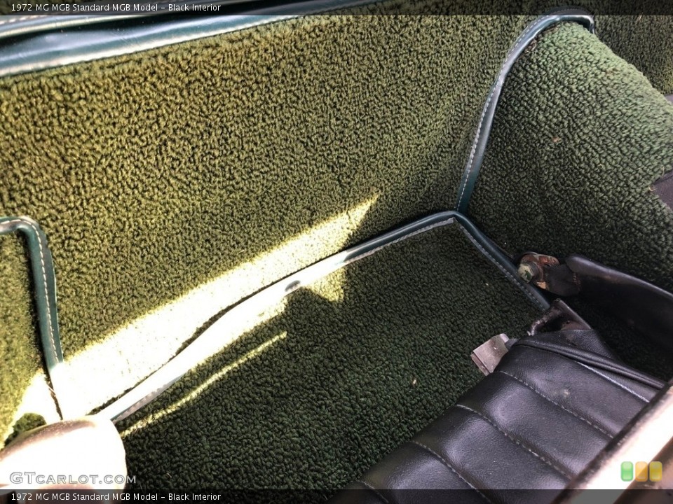 Black Interior Rear Seat for the 1972 MG MGB  #138727380