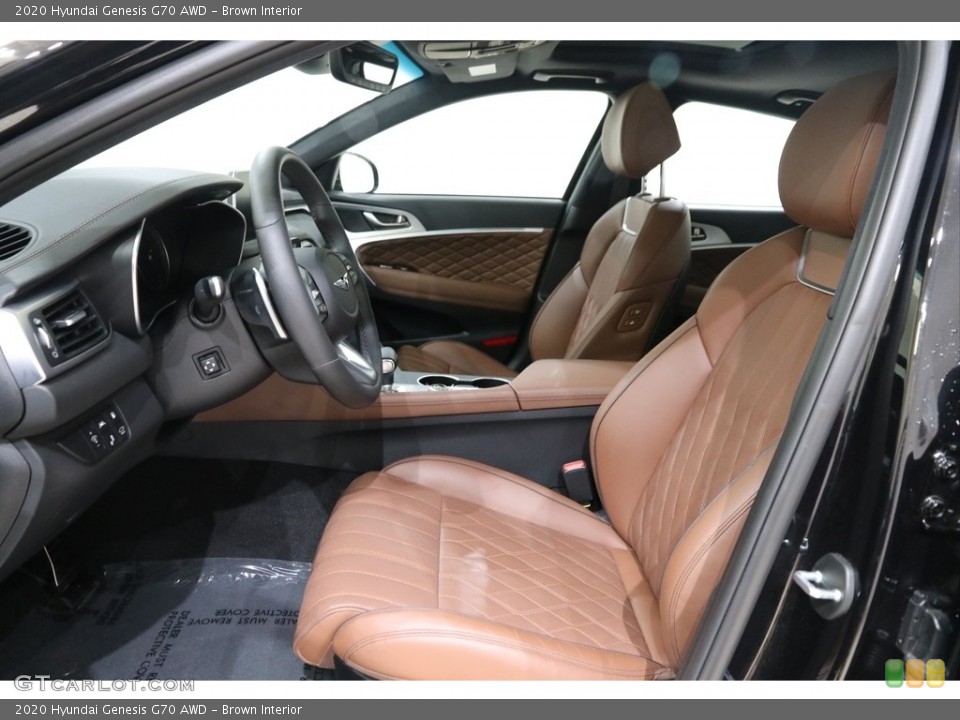 Brown Interior Photo for the 2020 Hyundai Genesis G70 AWD #138727587