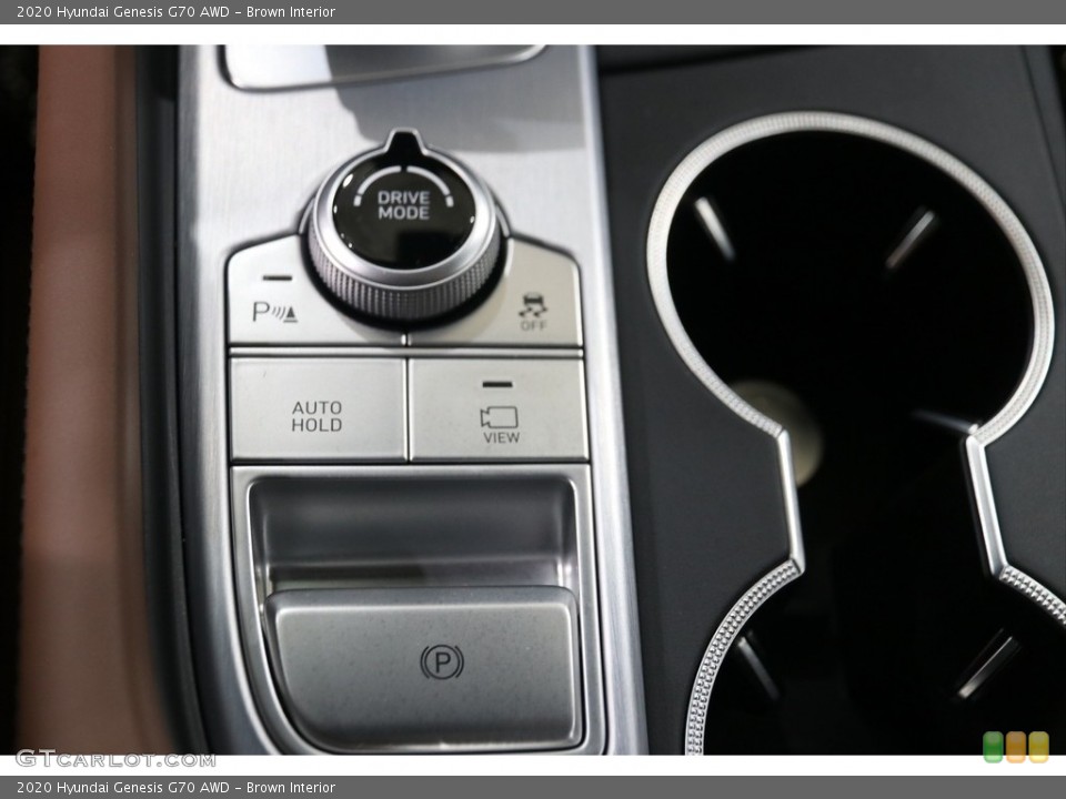 Brown Interior Controls for the 2020 Hyundai Genesis G70 AWD #138727755