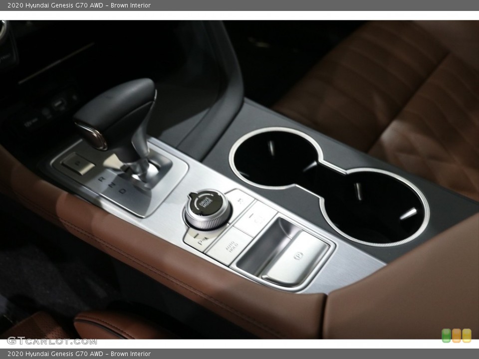Brown Interior Transmission for the 2020 Hyundai Genesis G70 AWD #138727776