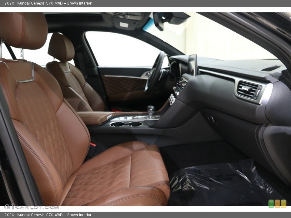 Brown 2020 Hyundai Genesis Interiors