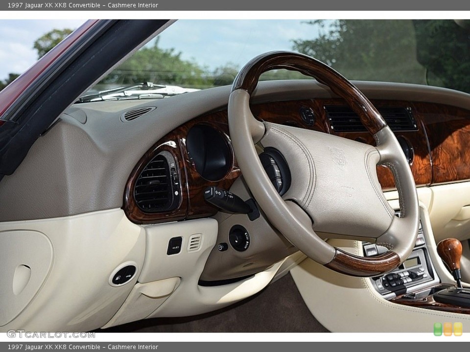 Cashmere Interior Steering Wheel for the 1997 Jaguar XK XK8 Convertible #138727914