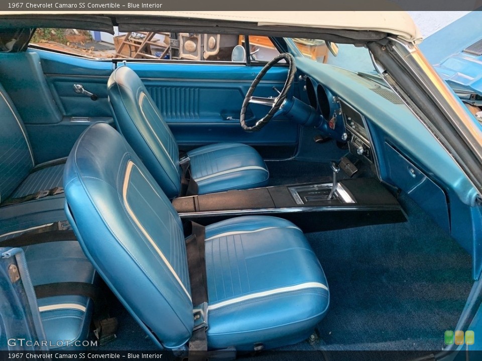 Blue 1967 Chevrolet Camaro Interiors