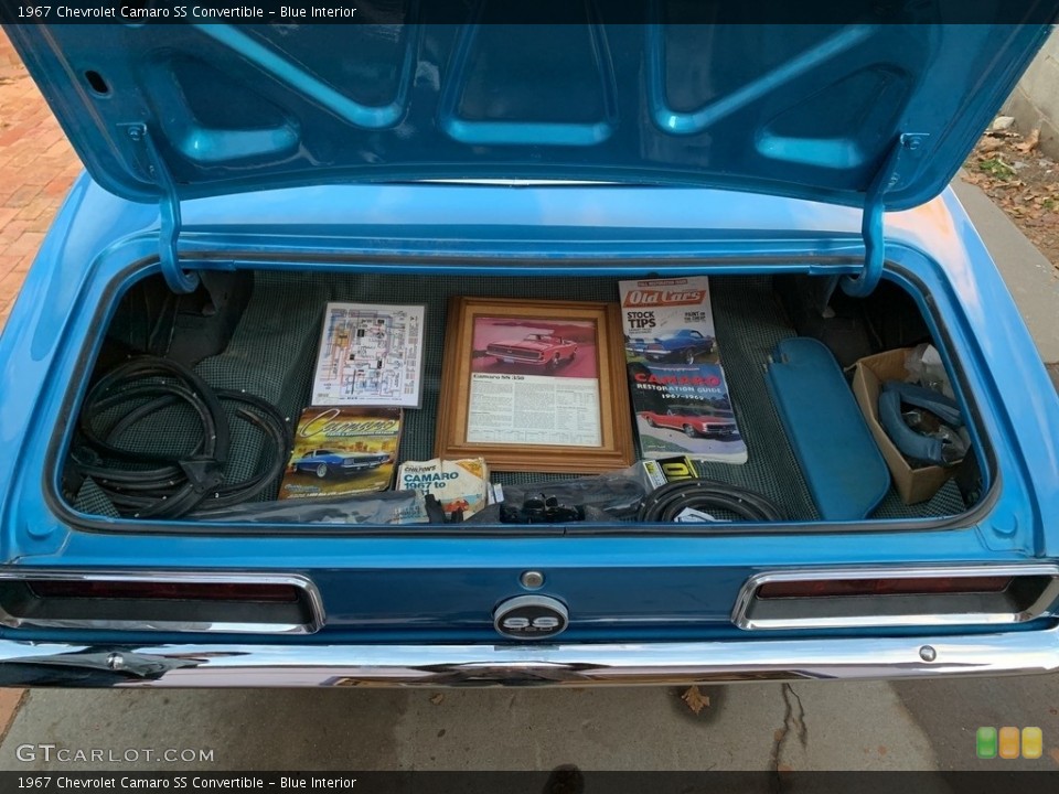 Blue Interior Trunk for the 1967 Chevrolet Camaro SS Convertible #138728871