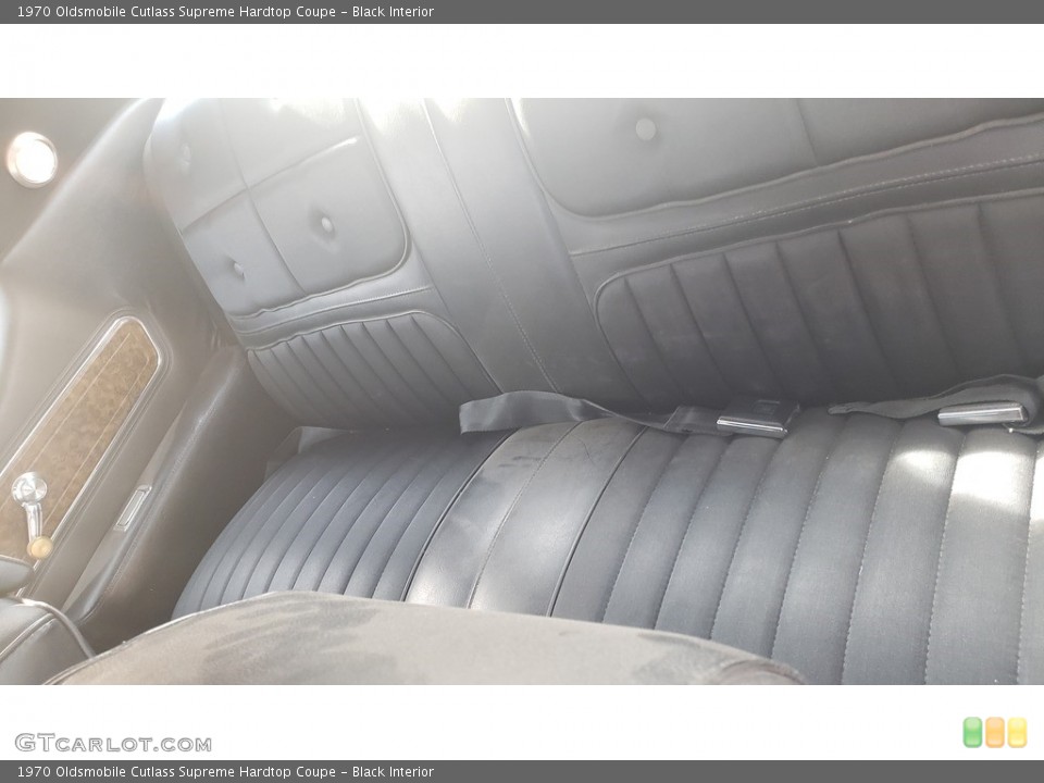 Black 1970 Oldsmobile Cutlass Supreme Interiors