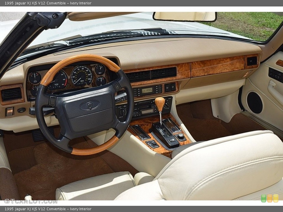 Ivory Interior Photo for the 1995 Jaguar XJ XJS V12 Convertible #138729762