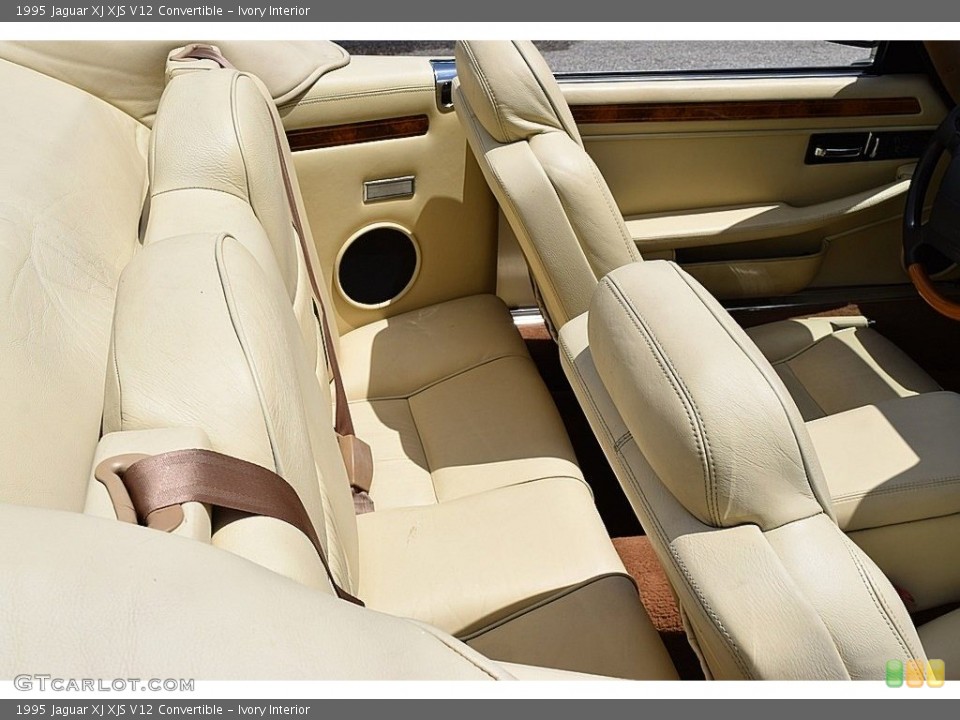 Ivory Interior Rear Seat for the 1995 Jaguar XJ XJS V12 Convertible #138729843