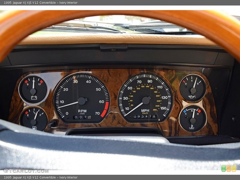 Ivory Interior Gauges for the 1995 Jaguar XJ XJS V12 Convertible #138730152