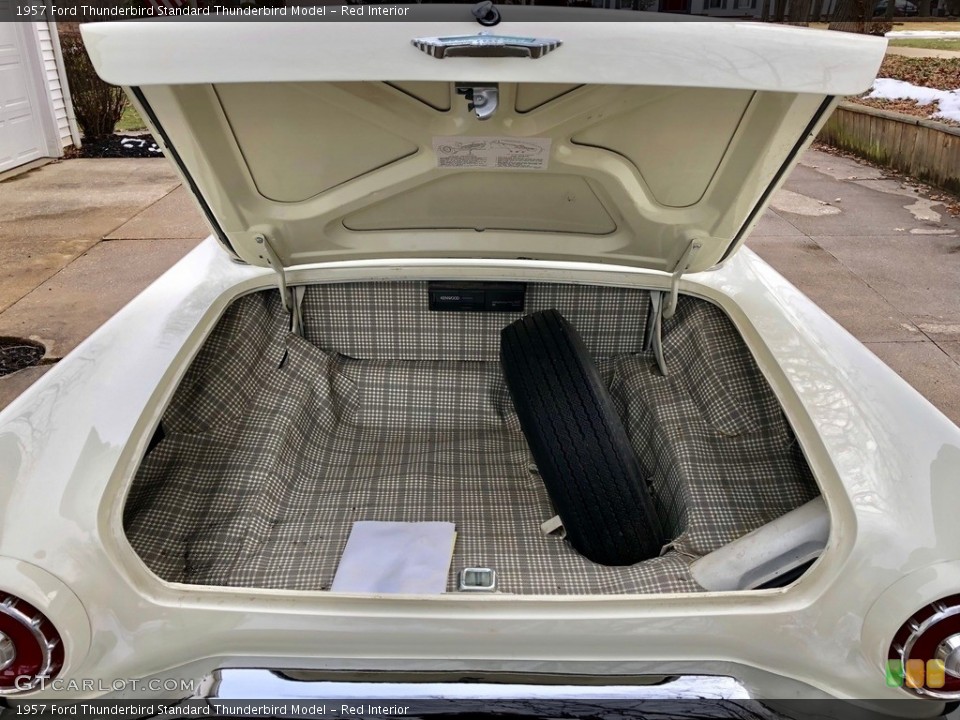 Red Interior Trunk for the 1957 Ford Thunderbird  #138734133