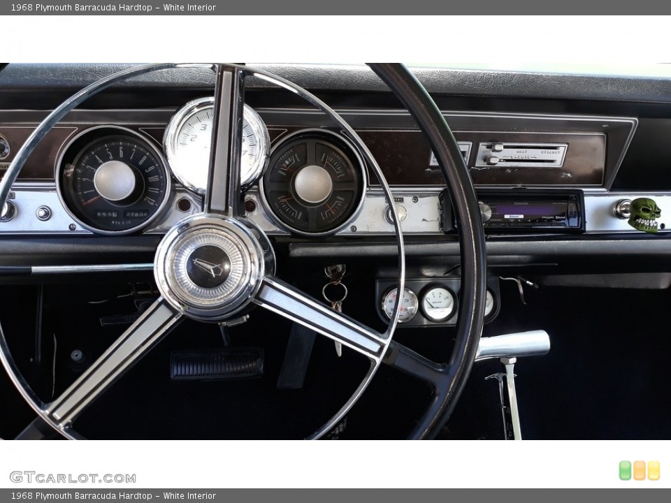 White Interior Dashboard for the 1968 Plymouth Barracuda Hardtop #138734211