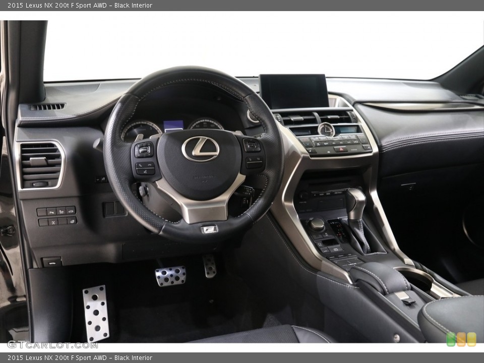 Black Interior Dashboard for the 2015 Lexus NX 200t F Sport AWD #138737778