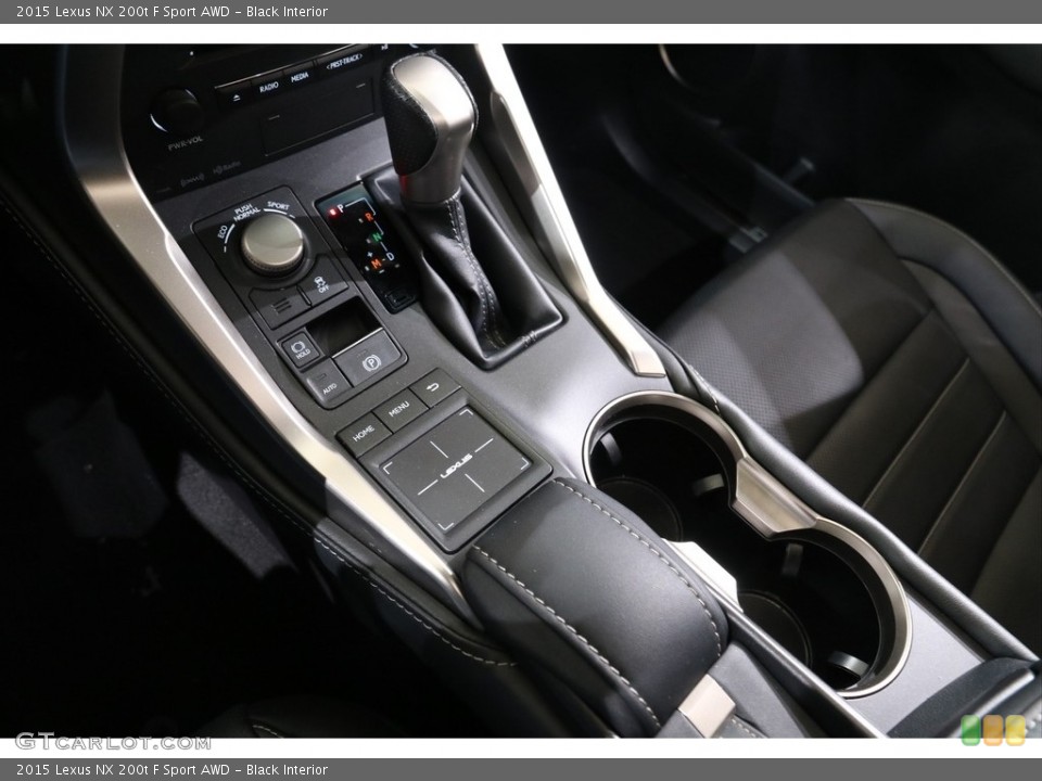 Black Interior Transmission for the 2015 Lexus NX 200t F Sport AWD #138737937