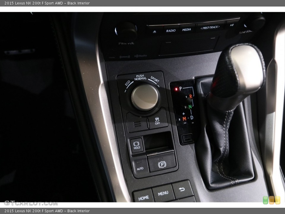 Black Interior Controls for the 2015 Lexus NX 200t F Sport AWD #138737955