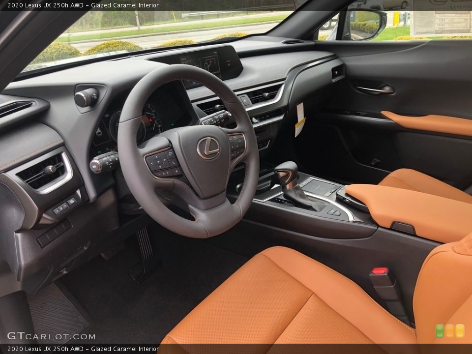 Glazed Caramel Interior Front Seat for the 2020 Lexus UX 250h AWD #138738522