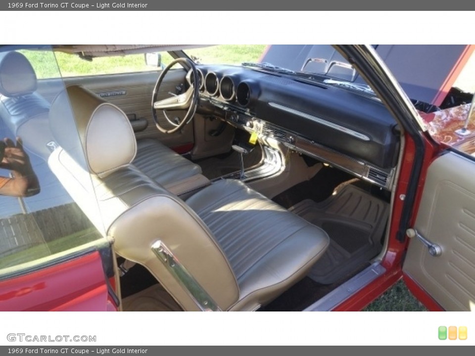 Light Gold 1969 Ford Torino Interiors