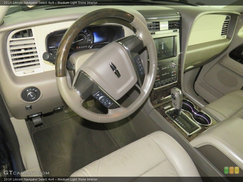 Medium Light Stone Interior Dashboard for the 2016 Lincoln Navigator Select 4x4 #138739185