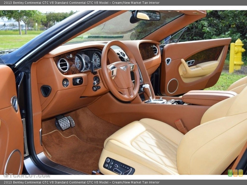 Cream/New Market Tan Interior Photo for the 2013 Bentley Continental GTC V8  #138739401