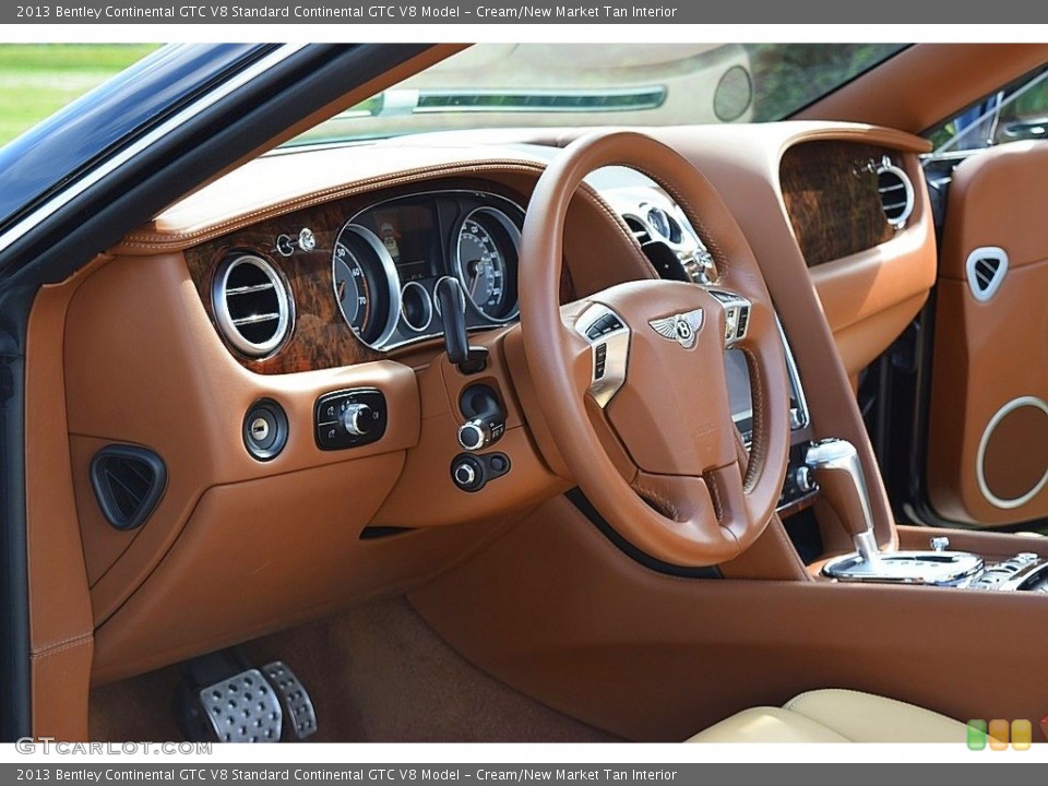 Cream/New Market Tan Interior Dashboard for the 2013 Bentley Continental GTC V8  #138739413