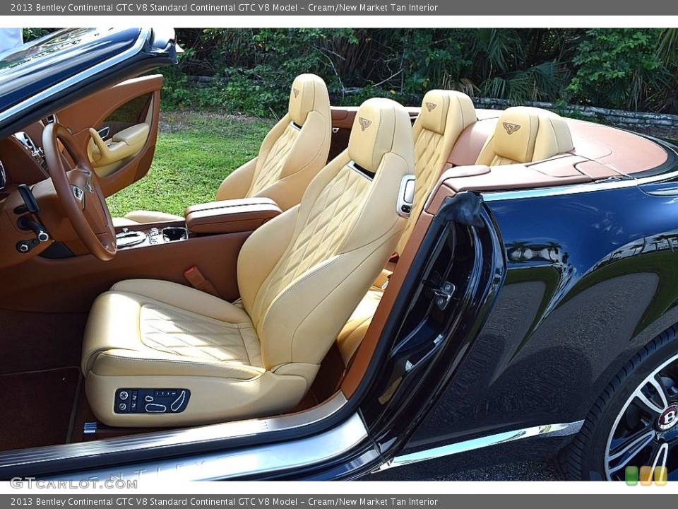 Cream/New Market Tan Interior Front Seat for the 2013 Bentley Continental GTC V8  #138739428