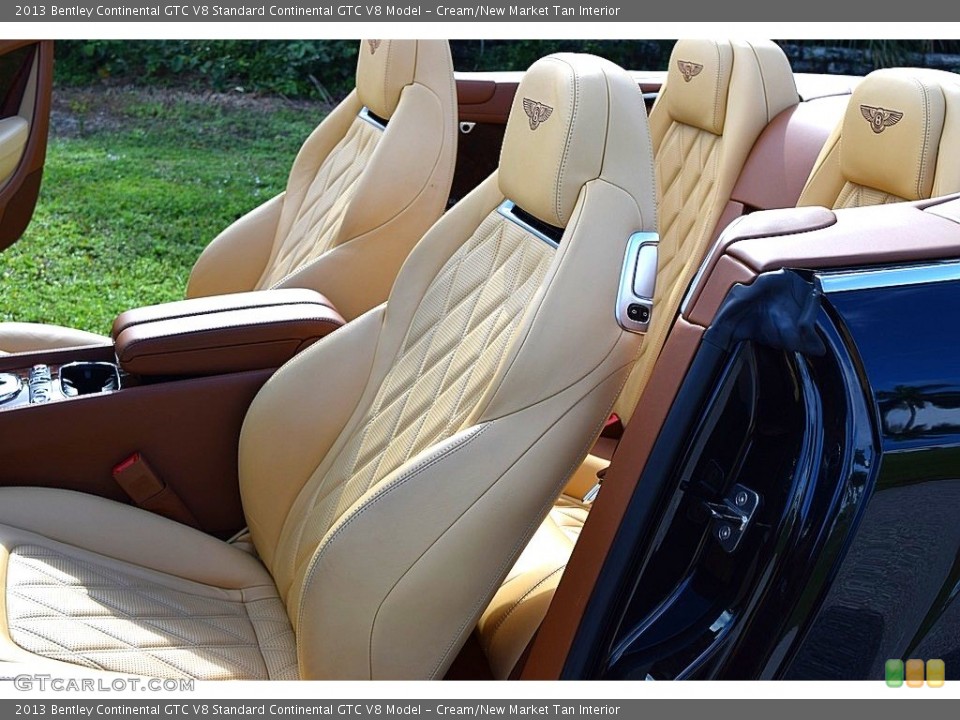 Cream/New Market Tan Interior Front Seat for the 2013 Bentley Continental GTC V8  #138739452