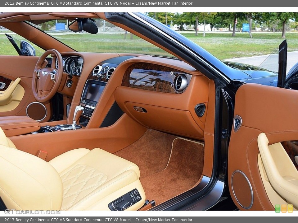 Cream/New Market Tan Interior Dashboard for the 2013 Bentley Continental GTC V8  #138739564