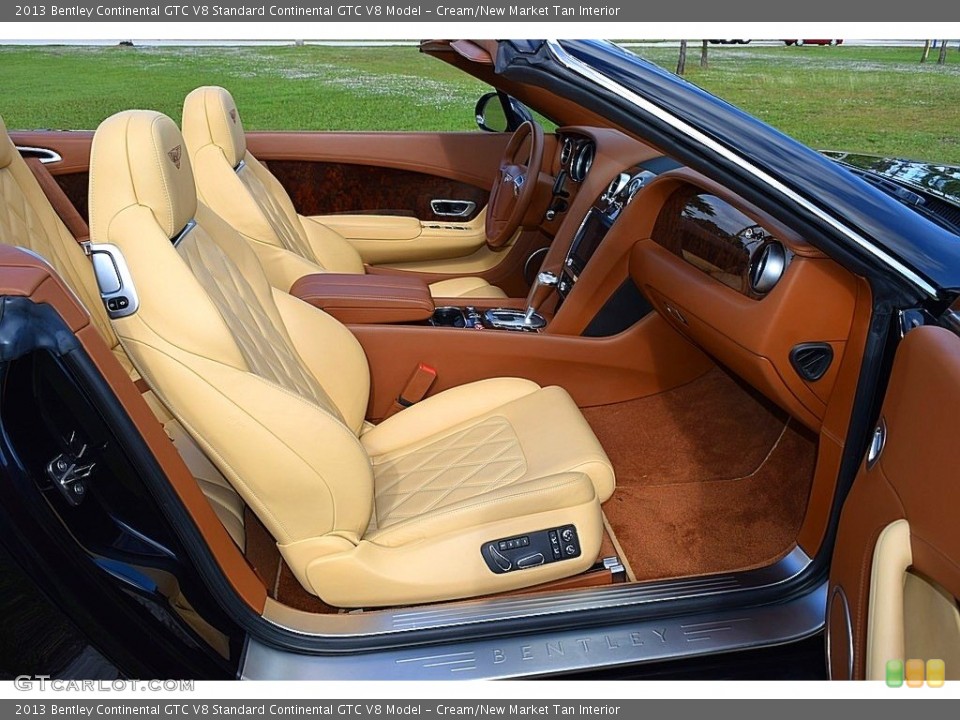 Cream/New Market Tan Interior Front Seat for the 2013 Bentley Continental GTC V8  #138739611