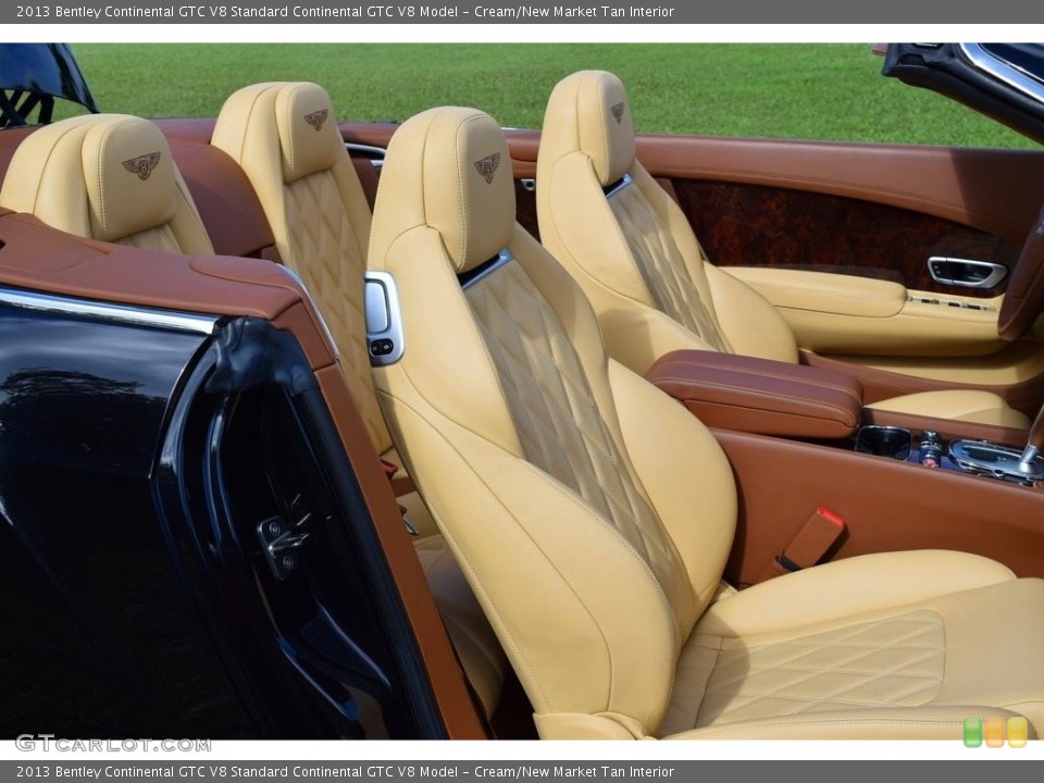Cream/New Market Tan Interior Front Seat for the 2013 Bentley Continental GTC V8  #138739644