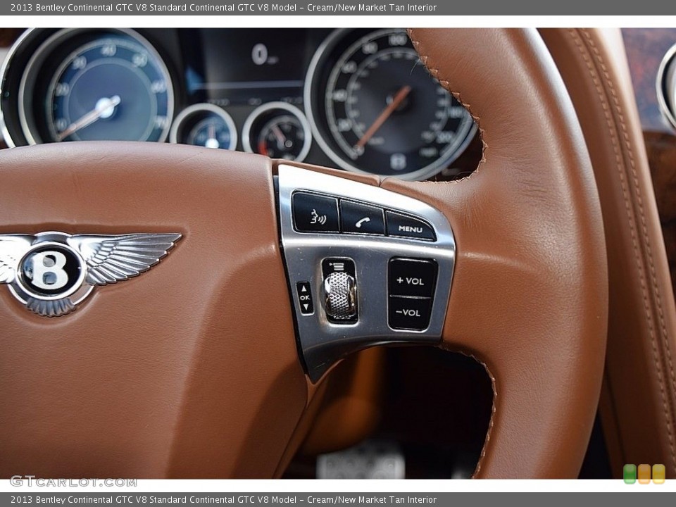 Cream/New Market Tan Interior Steering Wheel for the 2013 Bentley Continental GTC V8  #138739875