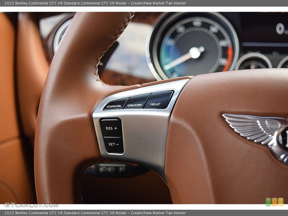 Cream/New Market Tan Interior Steering Wheel for the 2013 Bentley Continental GTC V8  #138739890