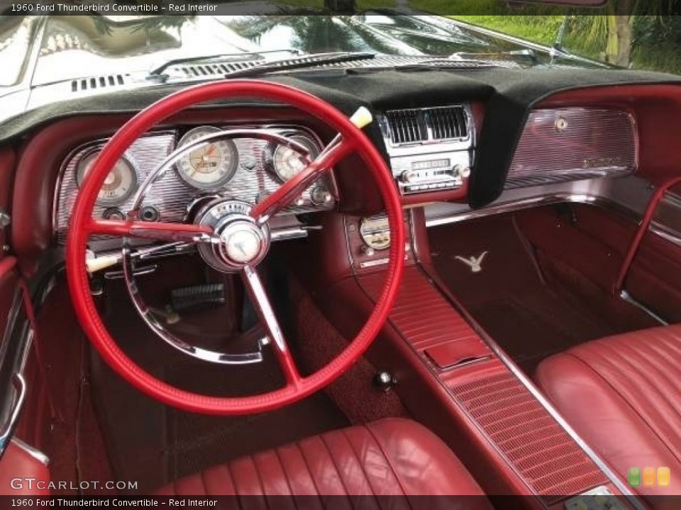 Red Interior Photo for the 1960 Ford Thunderbird Convertible #138739899