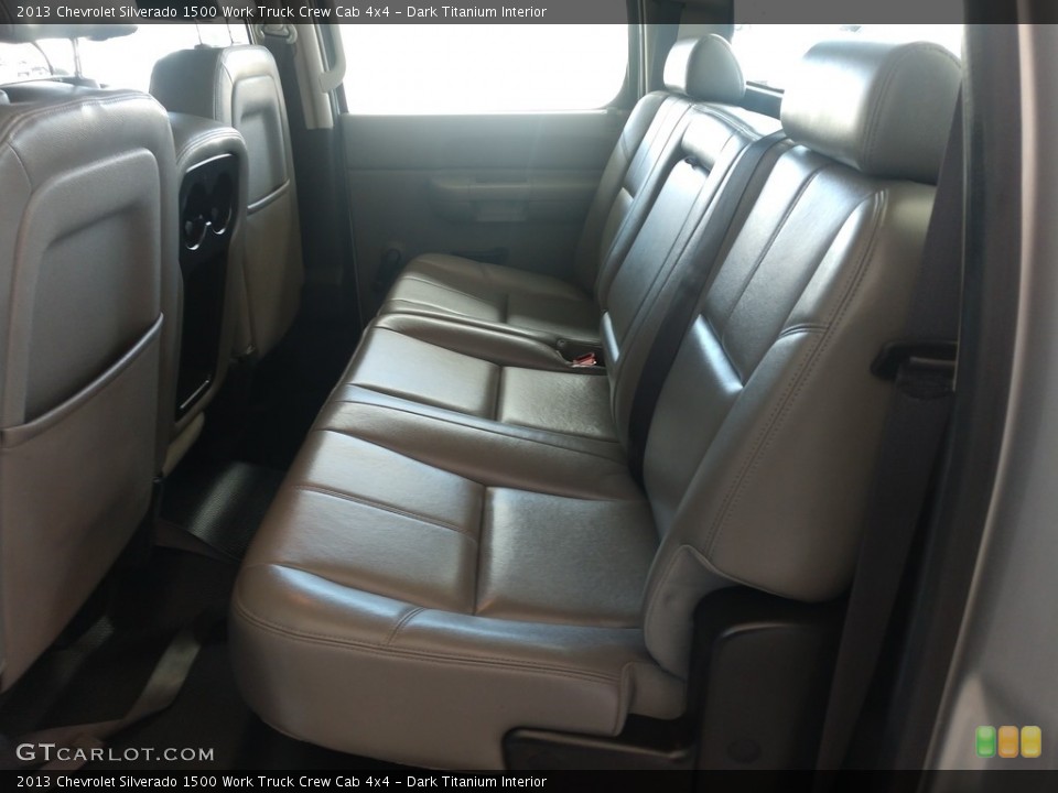 Dark Titanium Interior Rear Seat for the 2013 Chevrolet Silverado 1500 Work Truck Crew Cab 4x4 #138743199