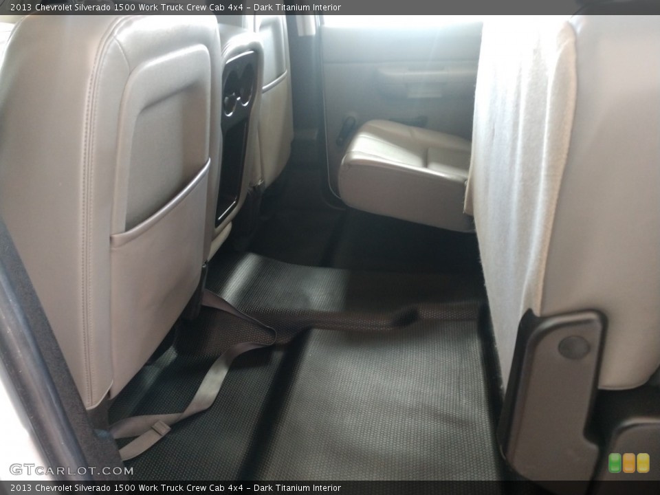 Dark Titanium Interior Rear Seat for the 2013 Chevrolet Silverado 1500 Work Truck Crew Cab 4x4 #138743229