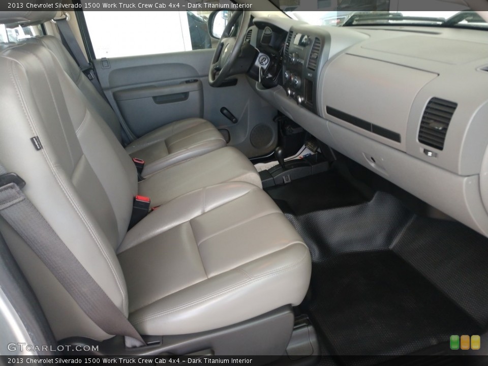Dark Titanium Interior Front Seat for the 2013 Chevrolet Silverado 1500 Work Truck Crew Cab 4x4 #138743268