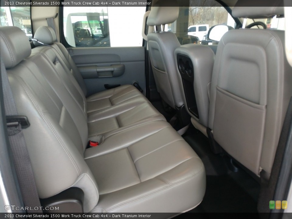 Dark Titanium Interior Rear Seat for the 2013 Chevrolet Silverado 1500 Work Truck Crew Cab 4x4 #138743283