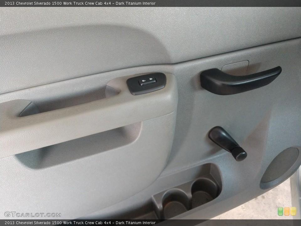 Dark Titanium Interior Door Panel for the 2013 Chevrolet Silverado 1500 Work Truck Crew Cab 4x4 #138743379