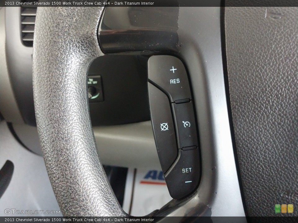 Dark Titanium Interior Steering Wheel for the 2013 Chevrolet Silverado 1500 Work Truck Crew Cab 4x4 #138743409