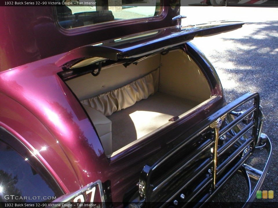 Tan Interior Trunk for the 1932 Buick Series 32-90 Victoria Coupe #138744375