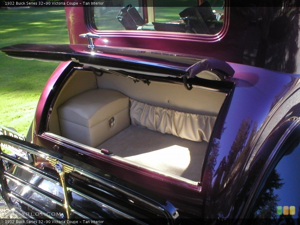 Tan Interior Trunk for the 1932 Buick Series 32-90 Victoria Coupe #138744411