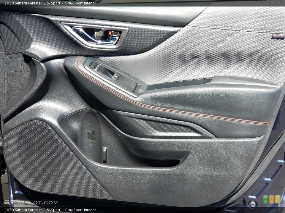 Gray Sport Interior Door Panel for the 2020 Subaru Forester 2.5i Sport #138748695