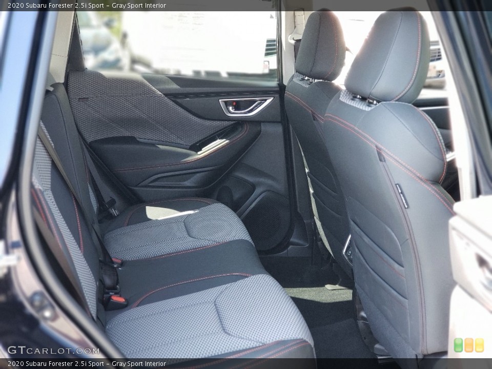 Gray Sport Interior Rear Seat for the 2020 Subaru Forester 2.5i Sport #138748764
