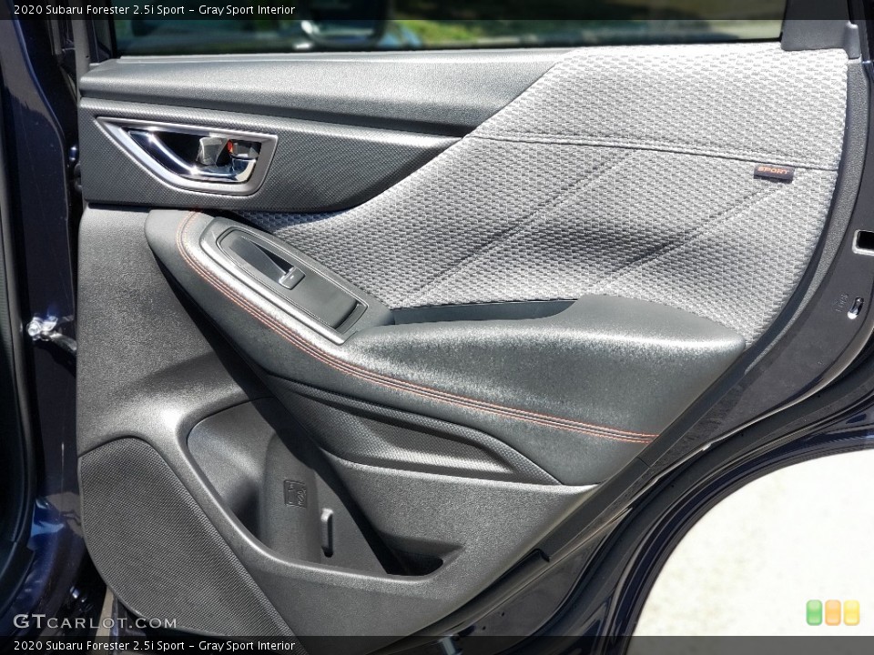 Gray Sport Interior Door Panel for the 2020 Subaru Forester 2.5i Sport #138748785