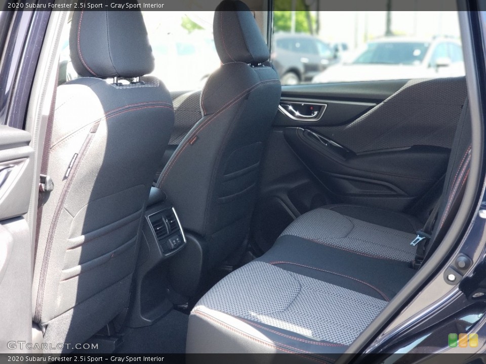 Gray Sport Interior Rear Seat for the 2020 Subaru Forester 2.5i Sport #138748869
