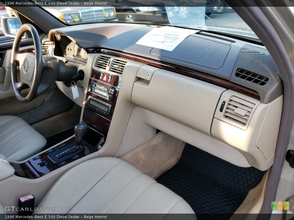 Beige Interior Dashboard for the 1996 Mercedes-Benz E 300 Diesel Sedan #138749733