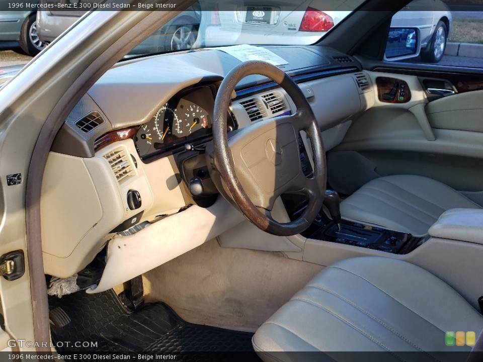 Beige Interior Dashboard for the 1996 Mercedes-Benz E 300 Diesel Sedan #138749880