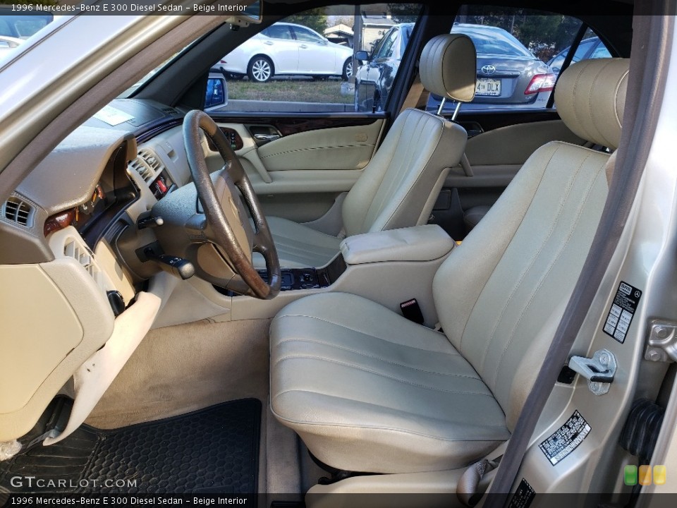 Beige Interior Front Seat for the 1996 Mercedes-Benz E 300 Diesel Sedan #138749904