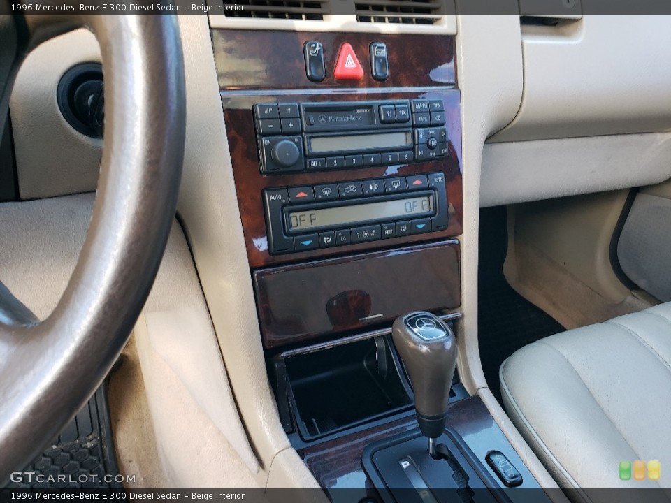 Beige Interior Controls for the 1996 Mercedes-Benz E 300 Diesel Sedan #138749958