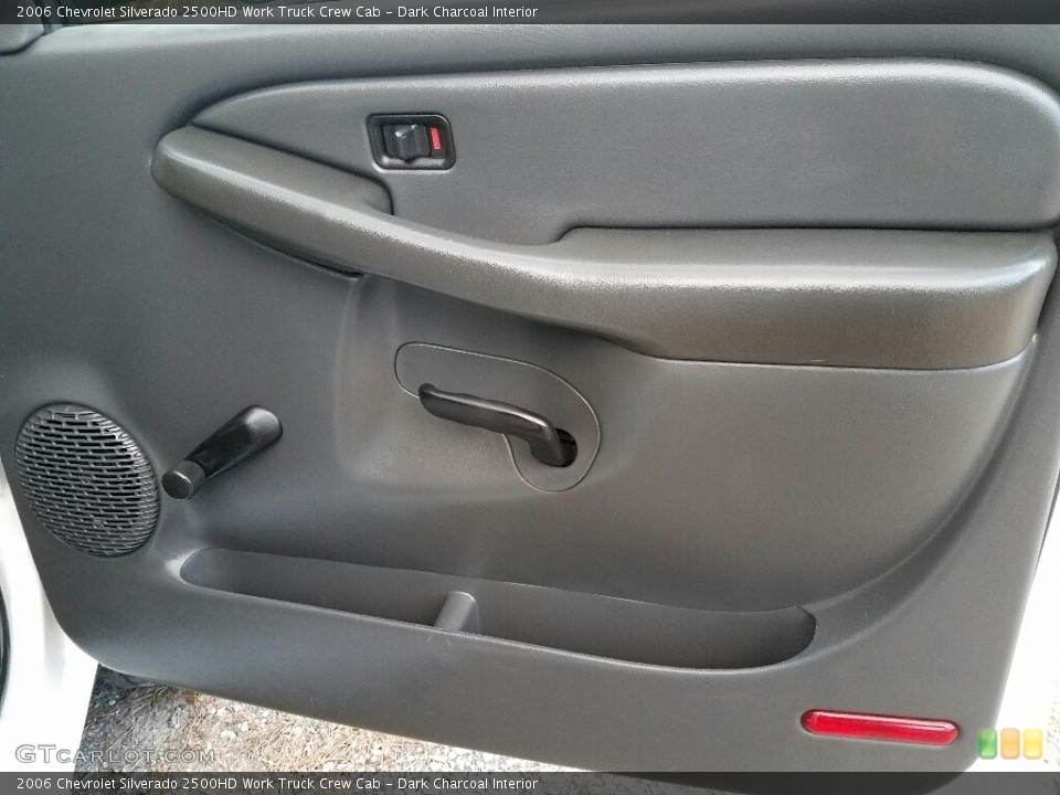 Dark Charcoal Interior Door Panel for the 2006 Chevrolet Silverado 2500HD Work Truck Crew Cab #138750786