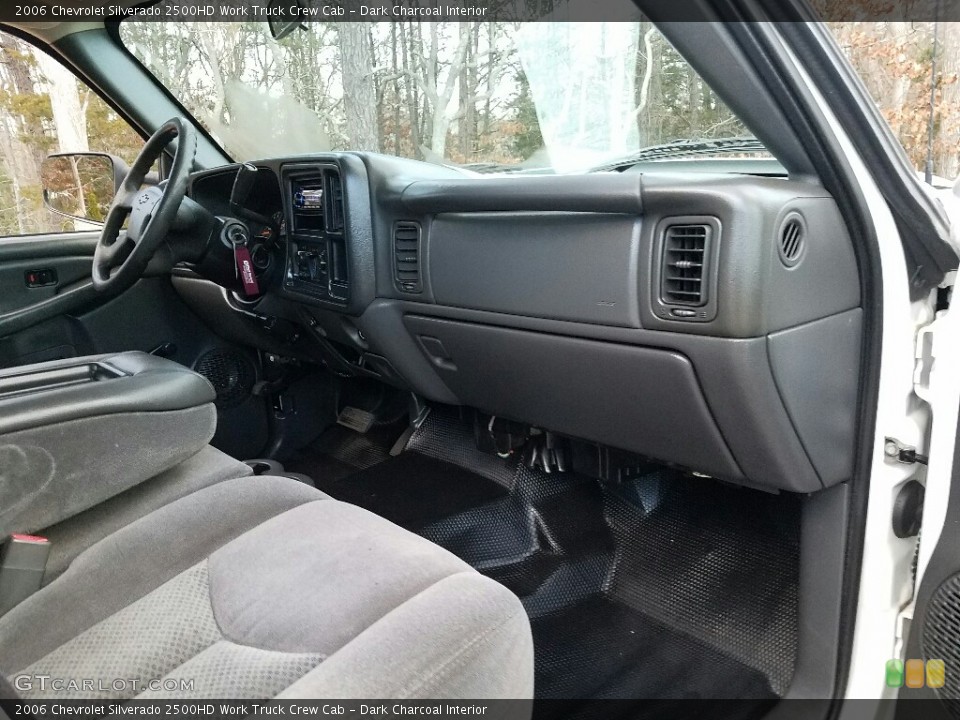 Dark Charcoal Interior Dashboard for the 2006 Chevrolet Silverado 2500HD Work Truck Crew Cab #138750807