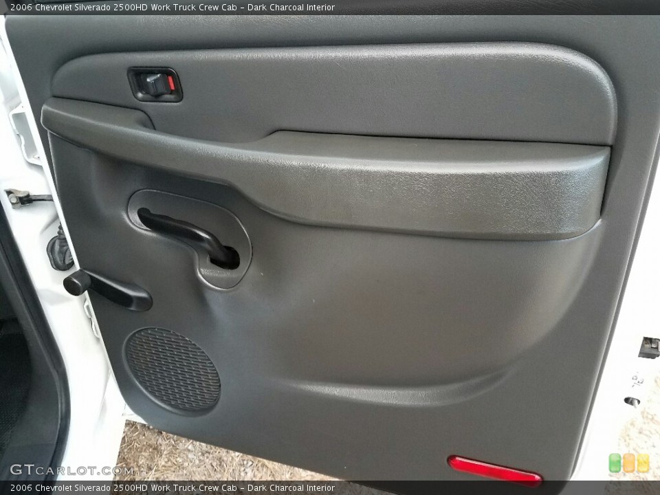 Dark Charcoal Interior Door Panel for the 2006 Chevrolet Silverado 2500HD Work Truck Crew Cab #138750828